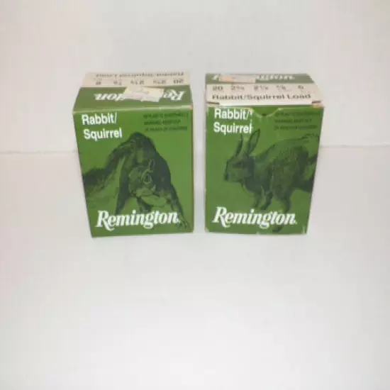 Vintage Remington Rabbit & Squirrel 20 GA Shotgun Shell Empty Box no ammo nice