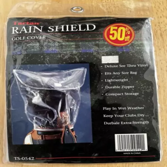 Brand New Tartan Rain Shield Golf Cover Fits Any Size Bag