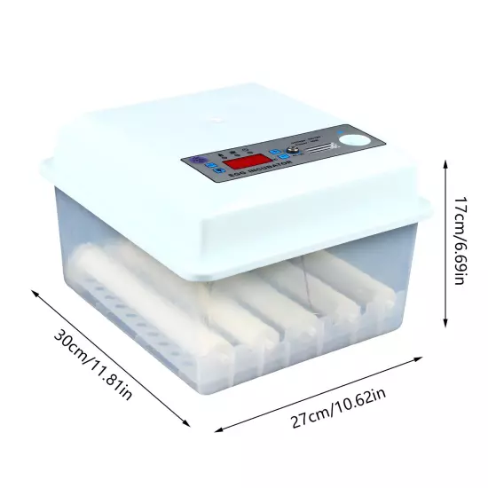 16 Eggs Incubator Digital Automatic Turner Hatcher Chicken Temperature Control