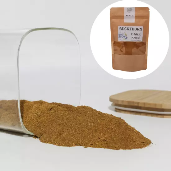 Buckthorn Bark Powder | Rhamnus frangula | Frangula Alnus Cortex