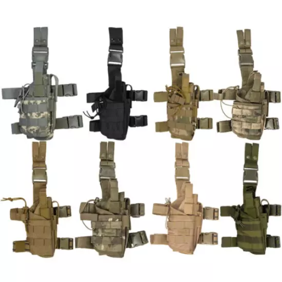 Lancer Tactical Universal Tornado Drop Leg MOLLE AIRSOFT Pistol Holster CA-322