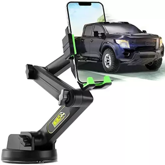 Truck Phone Holder Mount Heavy Duty Super Suction Cup, Cell Phone Holder for Tru