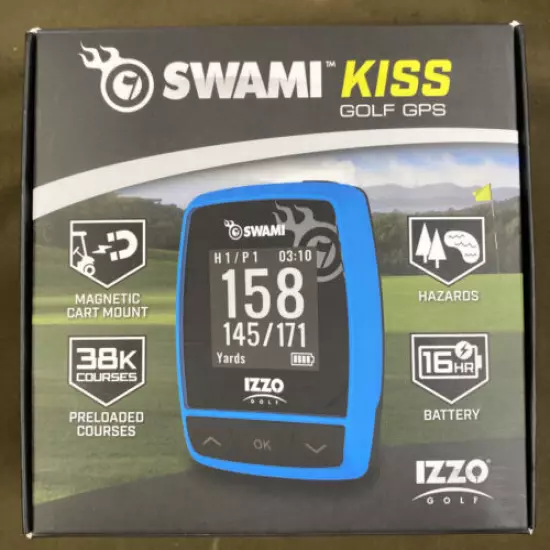 Izzo Golf Swami Kiss (A44192) - Handheld Golf GPS....NEW!!....FREE S&H!!