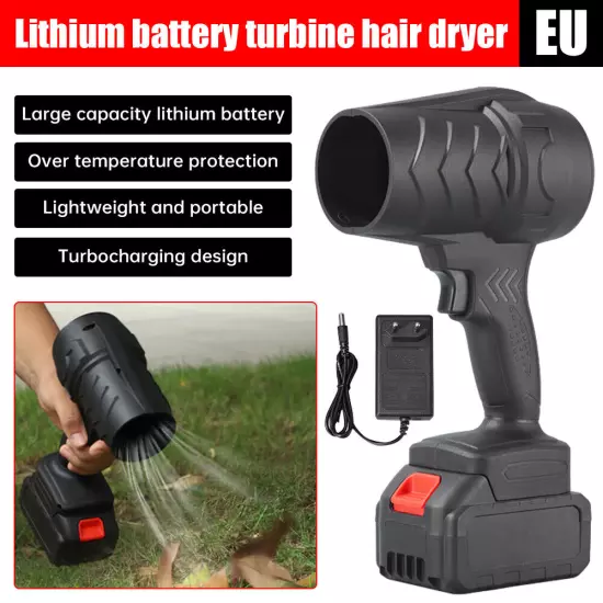 Jet Dry Mini Blower 16500RPM Air Blower Super Fan Turbo Battery Powered Portable