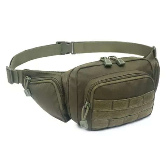 Concealed Tactical Fanny Pack Gun Carry Pouch Military Pistol Holster Waist Bag