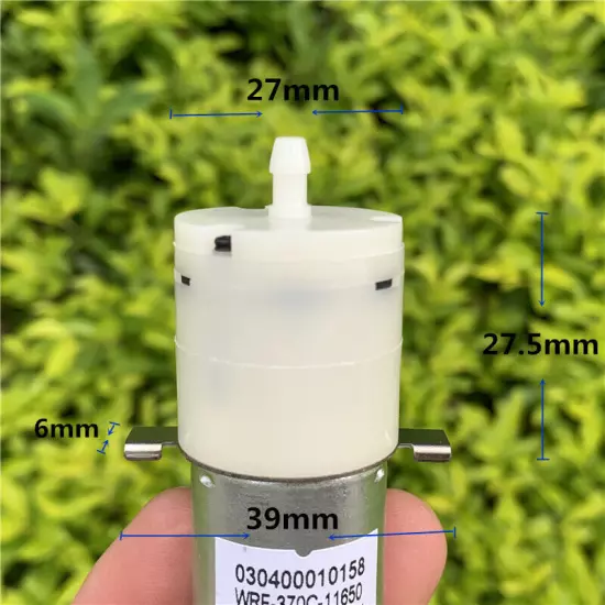 DC 3V-12V 6V 9V Small Mini 370 Motor Air Pump Oxygen Pump DIY Aquarium Fish Tank