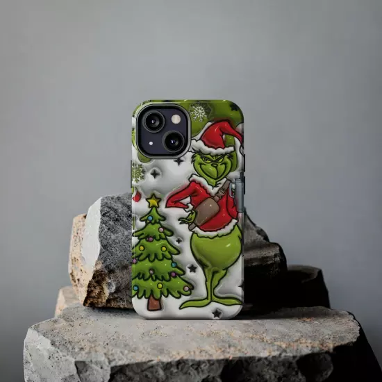 Grinch Tough Phone Cases Samsung S20 S21 S22 S23 Iphone 15 14 13 12 11