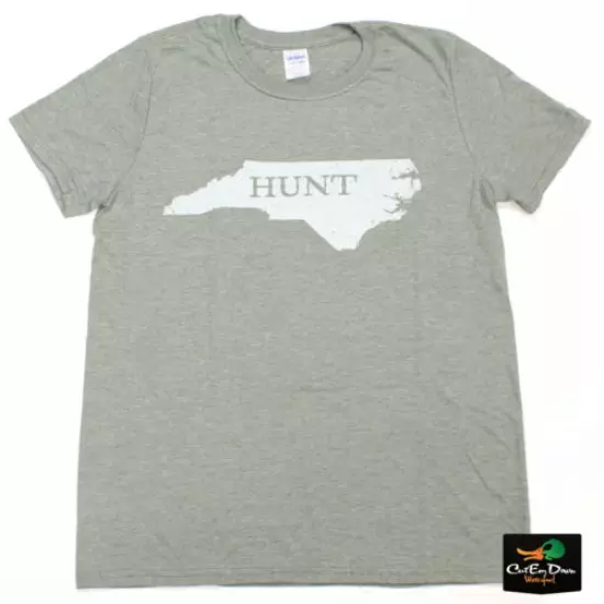 RIG'EM RIGHT WATERFOWL HUNT NC TEE GRAPHIC T-SHIRT SAGE GREEN 3XL