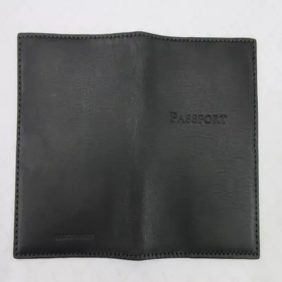 Bergdorf Goodman Passport Cover Leather Black