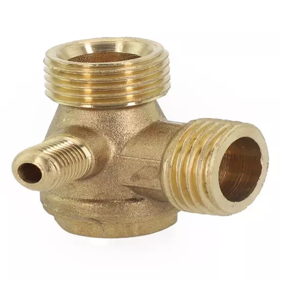 Reliable Copper Check Valve for Air Compressor Easy Installation 20x20x10mm