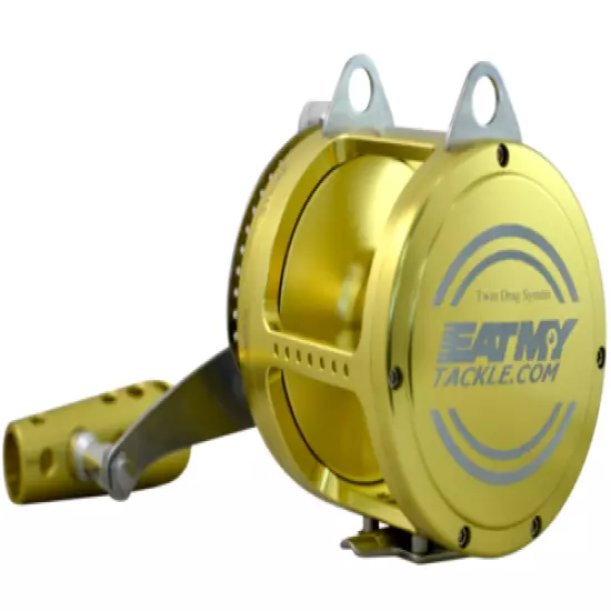 EatMyTackle 50W 2-Speed Reel on a Tournament Edition Straight Rod