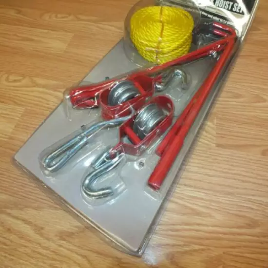 Grip 440 lb Gambrel & Hoist Set Deer Hog Game Tree Hanging Gutting Pulleys