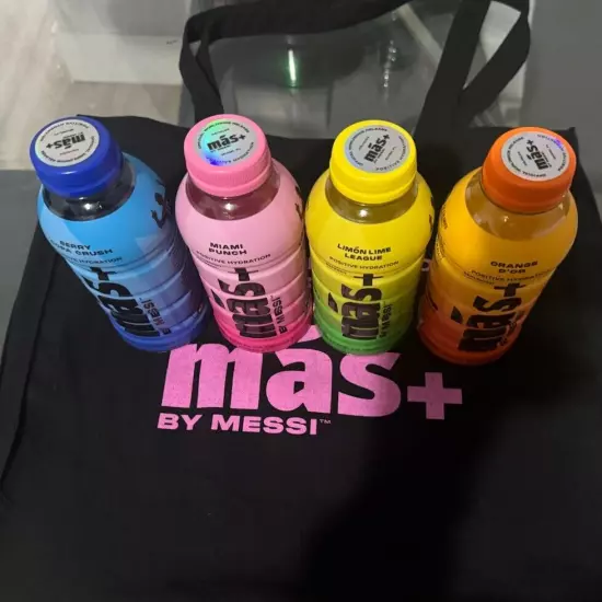 Mas by Messi - Official Worldwide Release LE Sticker Exclusive Pack + Bag