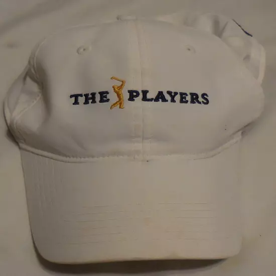 1 The Players Hat Golf Adjustable White Color Mid Fit Special Ahead Edition