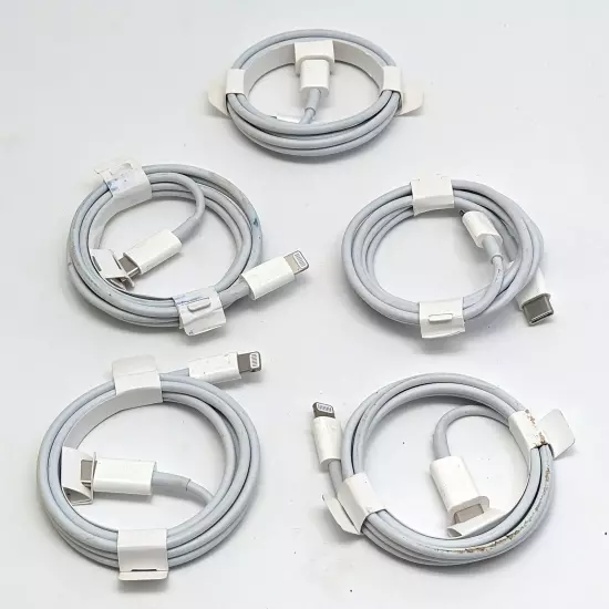 Apple USB-C to Lightning Charging Cables, Various Lengths Lot of 35