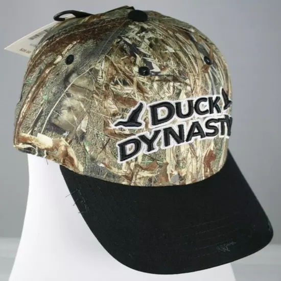 DUCK DYNASTY MENS ADJUSTABLE STRAP HAT 3D EMBROIDERED CAMOUFLAGED HUNTING NEW