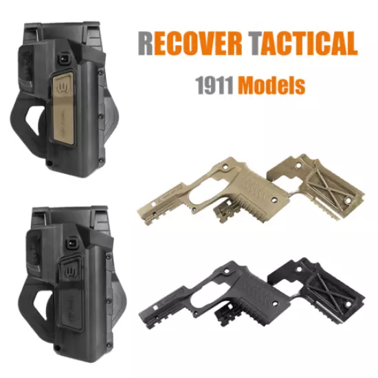 Recover Tactical Level 1 / Level 2 Holster & CC3H Grip Panel For 1911 Models