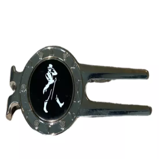 Johnny Walker Silver Golf Divot Tool & Ball Marker