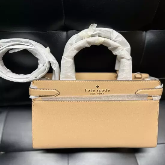 BRAND NEW! Kate Spade Light Fawn Staci Medium Satchel Retail: $399