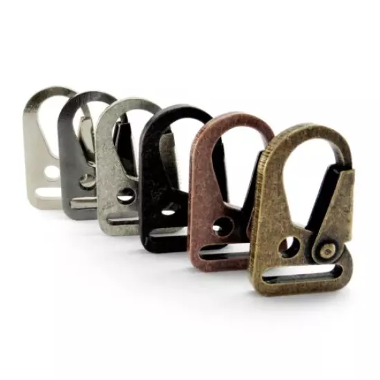 Heavy Duty Steel 25 mm 1" sling clips Spring Snap Hook Strap Attachment for Gun