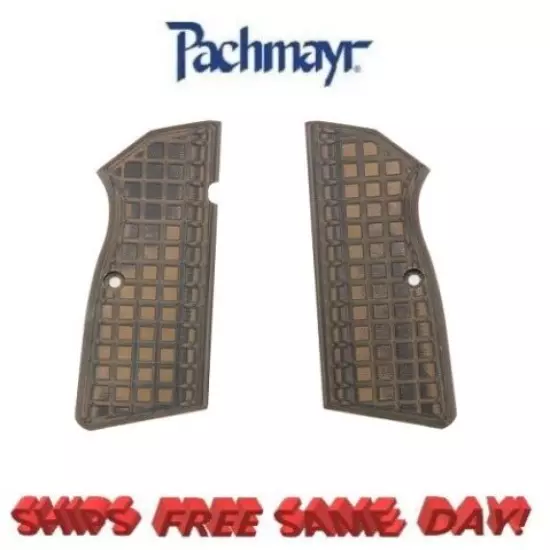 Pachmayr G10 Green/Black Grappler Grips for Browning Hi Power Pistols NEW! 61270