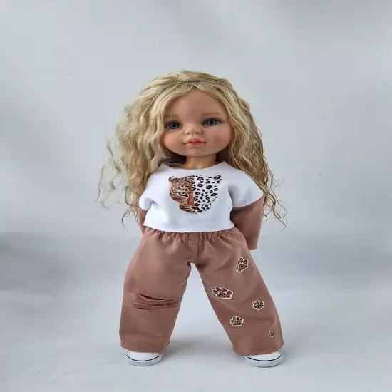 Sport outfit for doll Paola Reina, Clothes for doll, Sweatshirt sweatpants