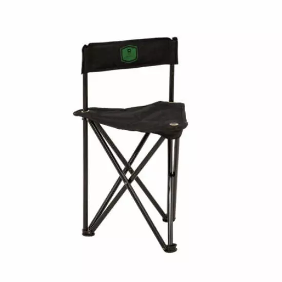 BC100 Barronett Ground Hub Blind Tripod Folding Chair Black With Carry Bag 