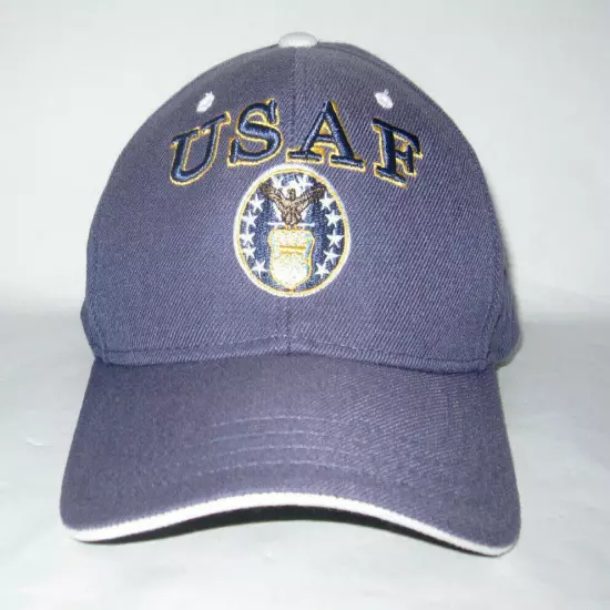 Distressed USAF US Air Force Embroidered Adjustable Hat