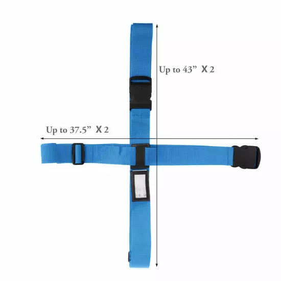 Cross Luggage Strap Adjustable Travel Accessories Suitcase Baggage Packing Belt