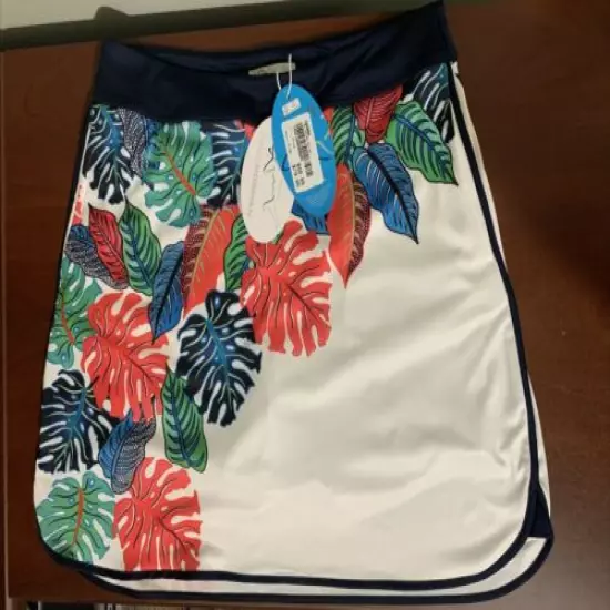 NWT Greg Norman Royal Palm Floral Ladies Golf Skort Size Small NEW NWT