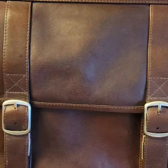 Piel Leather Briefcase ( Chocolate ) Business Cases Unisex