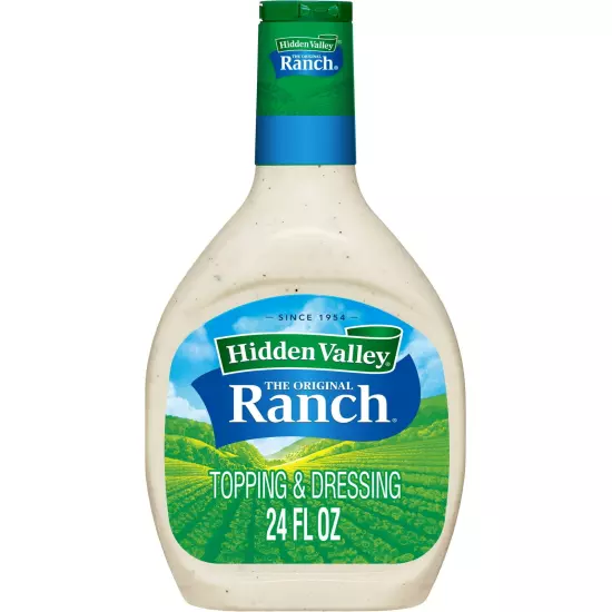 Hidden Valley Gluten Free Original Ranch Salad Dressing and Topping, 24 fl oz