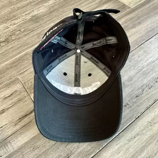 New Srixon Snap Back Tour Hat Cap Golf Adjustable Black Cleveland Golf One Size