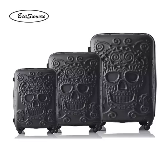 3d Rolling Luggage Spinner 20/24/28 Inch High Capacity Suitcase Wheels