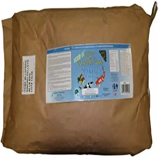 MICROBE-LIFT MLLSPBAG Sinking Fish Food Pellets for Ponds, Water Gardens, and