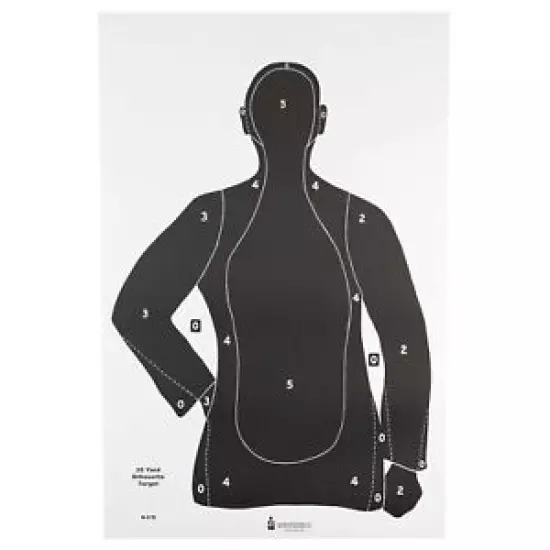 Action Target B-21e Black Cardstock 23"x35" 100 Pack