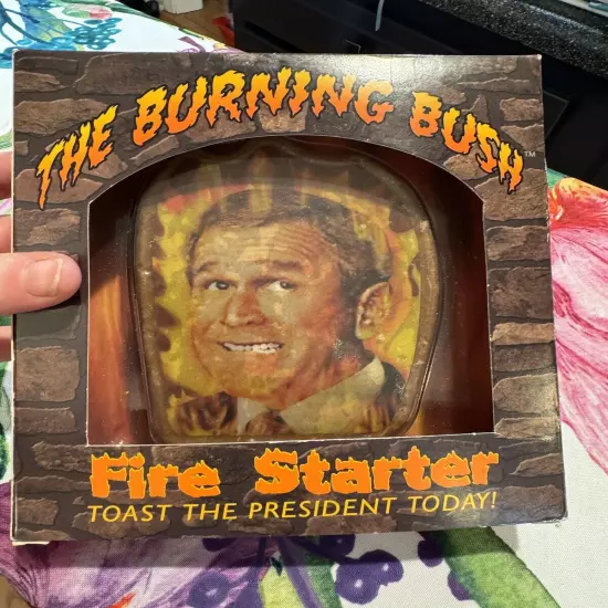 NEW The Burning "Bush" Fire Starter Toast The President Today! Made in Asheville