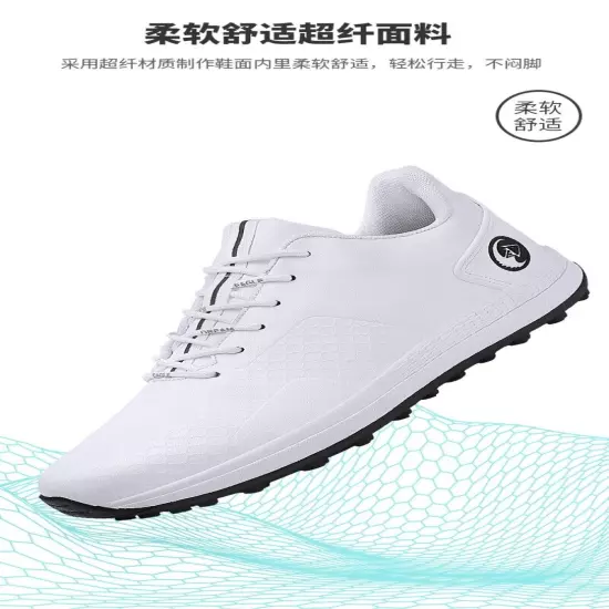 Professional Golf Shoes Men's Anti Slip Sneakers Outdoor Golfers Walking Shoes