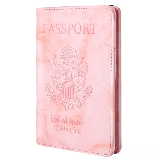 Slim Leather Travel Passport Wallet Holder RFID Blocking ID Card Case Cover US