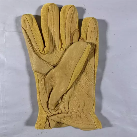 Super Soft Women’s Waterproof Deerskin Leather Driving Gloves Size L