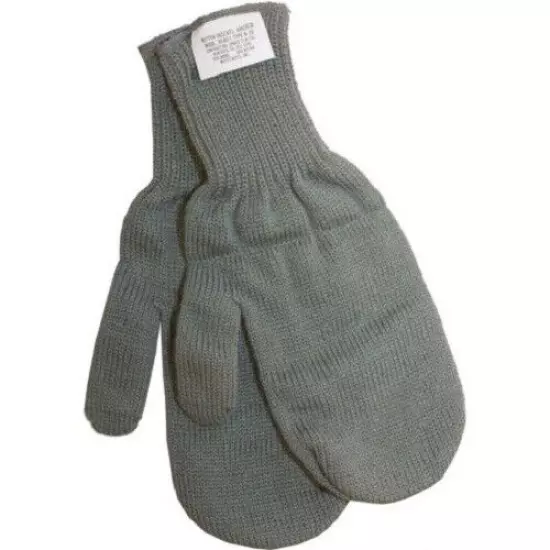 U.S. G.I. AIRCREW WOOL MITTEN INSERTS, 2 PAIR PACK