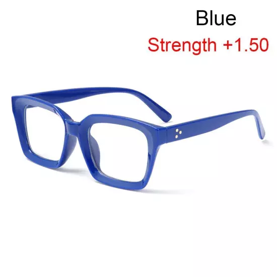 Square Oversized Reading Glasses Presbyopia Eyeglasses Large Frame