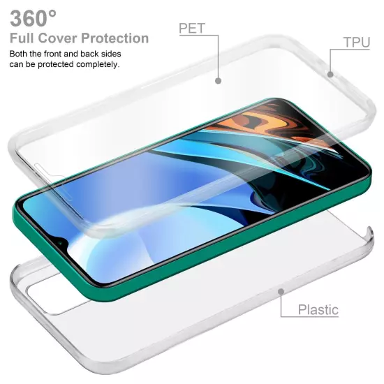 Case for Xiaomi RedMi 9T Full Phone Cover Protection TPU Silicone