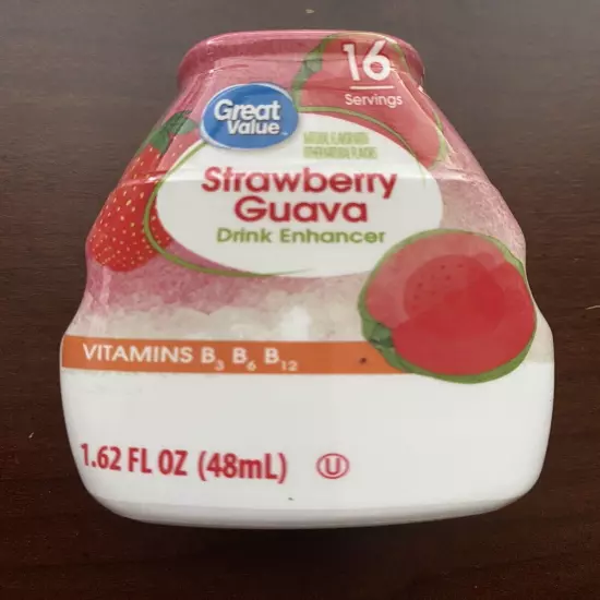 Strawberry Guava Great Value Liquid Water Drink Enhancer