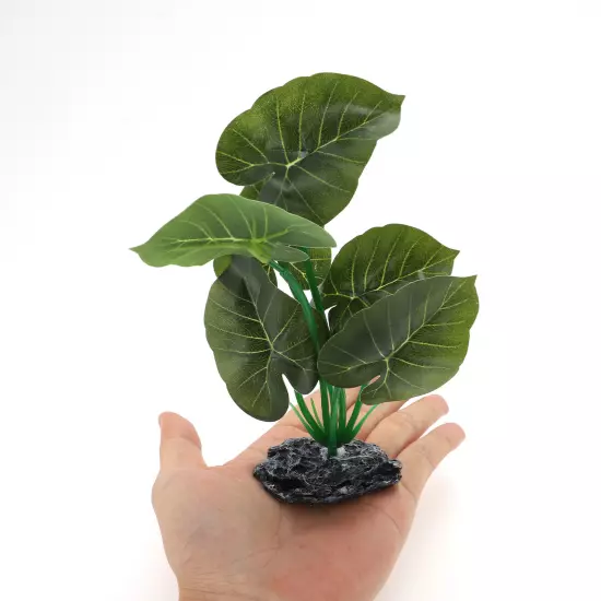 Aquarium Plastic Plants Reptile Plant Decoration for Aquarium 6.89" H Green