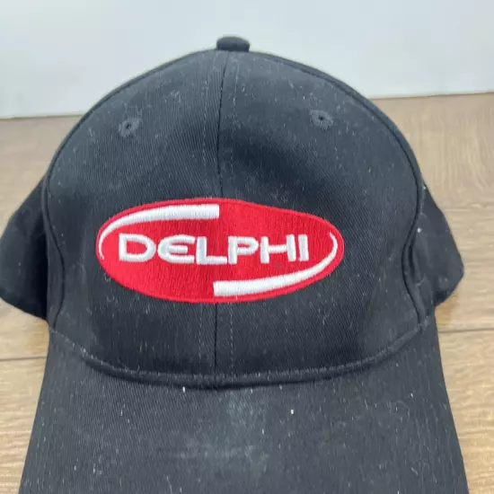 Delphi Hat Delphi Black Hat Adjustable Adult Size Hat Black Cap