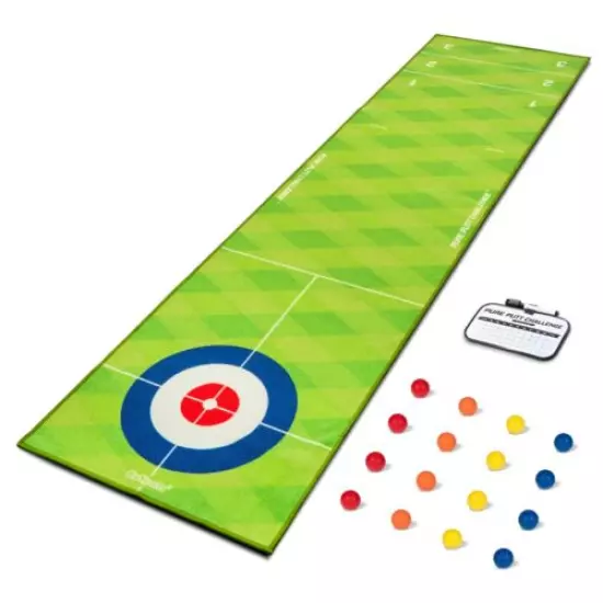 GoSports Pure Putt Challenge Curling & Shuffleboard 2-in-1 Putting Game