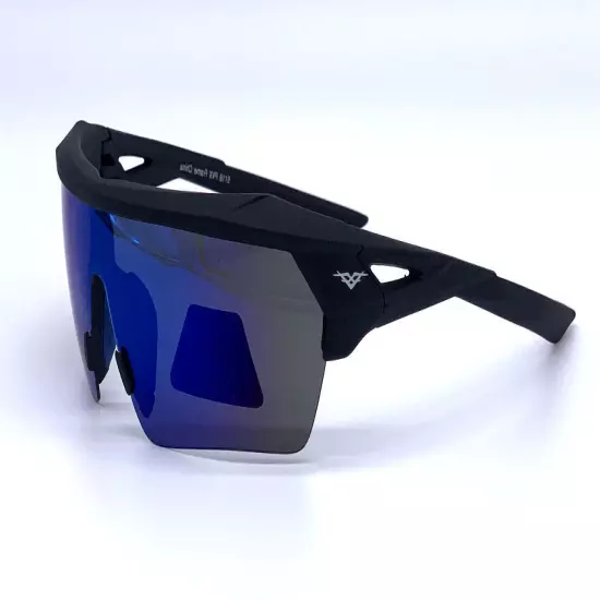 VERTX & KHAN Half Frame Premium Sport Polarized Sunglasses New Wrap Around USA