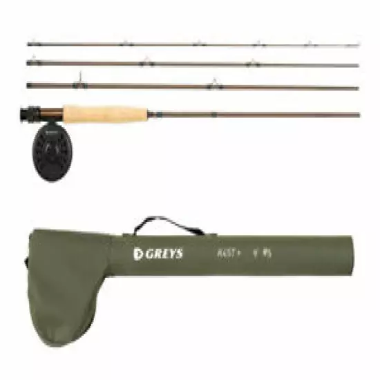 Greys K4ST+ Fly Fishing Combo 9'6" / #7 - Rod / Reel / Tube - Loaded with Line 