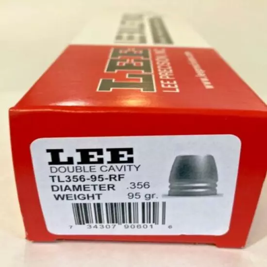 LEE 90601 9mm, 380 Auto 2 Cavity Bullet Mold 90601 TL356-95-RF 95 Grain 